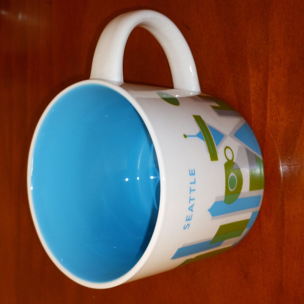Starbucks Seattle Wa You Are Here Series Ceramic Beverage Coffee Tea Mug Cup - Picture 2 of 7
